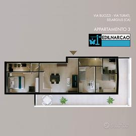 Nuovissimo e panoramico quadrilocale