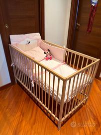 Lettino bambini in legno