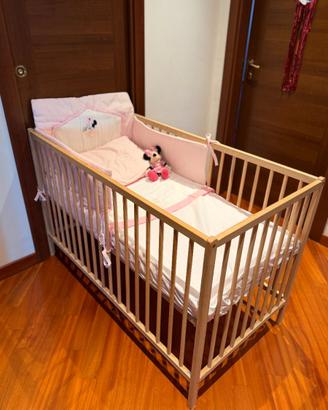 Lettino bambini in legno