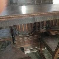 sala inizio 900 con biliardo