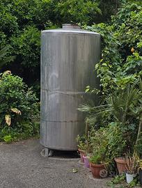 Serbatoio Verticale 2000 Litri in Acciaio Zincato