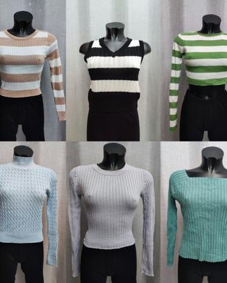 Maglie e felpe donna a maniche lunghe primaverili