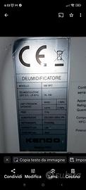 Deumidificatore Kendo 