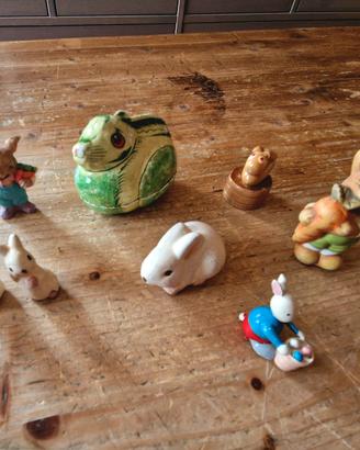 Collezione conigli vintage 