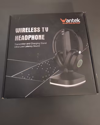 Cuffie wireless per TV Wantek con base