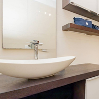 Mobile bagno moderno completo con lavabo+specchio
