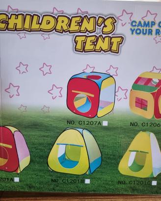 Tenda pieghevole per bambini casa con palline