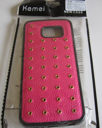 Cover rosa per Samsung Galaxy S6 Edge nuova