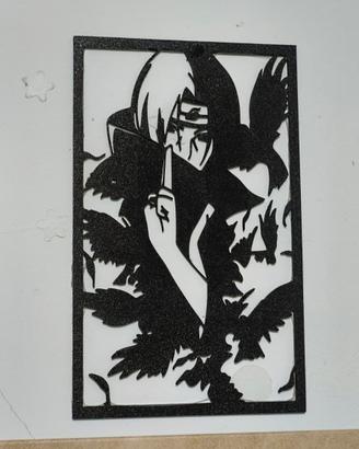 Quadretto Itachi Uchiha - 24.5cm x 15cm