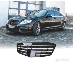 GRIGLIA PER MERCEDES S W221 09-13 LOOK AMG NERO LU