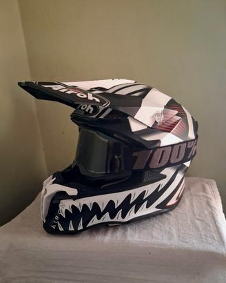 Casco moto cross/enduro (M)