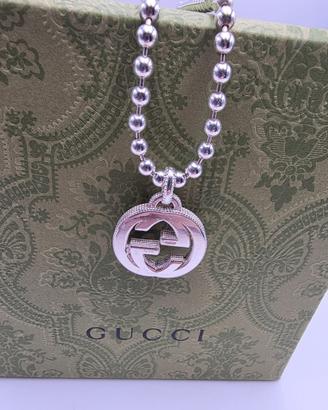 COLLANA GUCCI ARGENTO