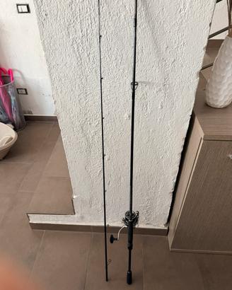 Canna e mulinello da spinning