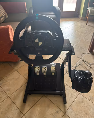 Postazione Sim Racing Logitech G920 + accessori