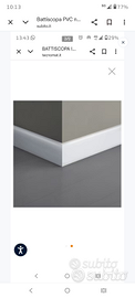 Battiscopa PVC nuovo