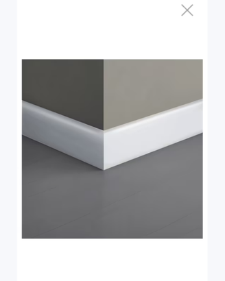 Battiscopa PVC nuovo
