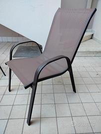 sedie per giardino
