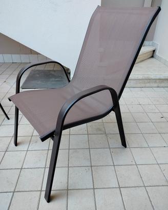 sedie per giardino