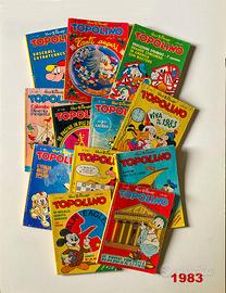 Topolino 1983, 12 nn originali, prima edizione