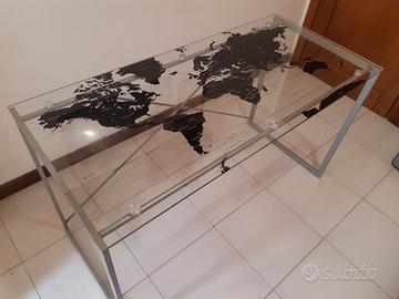 Scrivania vetro