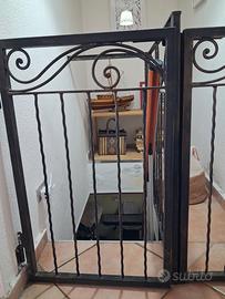 Cancello in ferro battuto artigianale