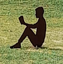 Figura in ferro corten da giardino