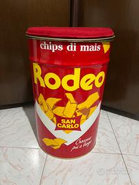 Sgabello San Carlo Chips Rodeo - Anni '80
