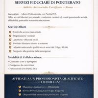 Servizi fiduciari di portierato - roma