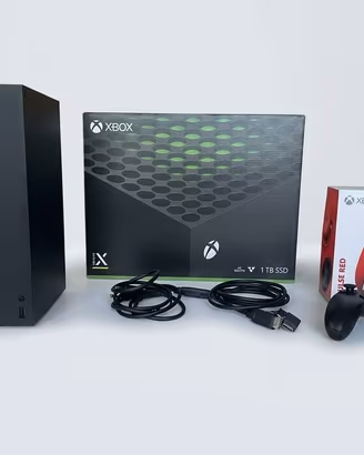 Xbox Series X 1TB - Usata 2 volte - Scatola + 2 Co
