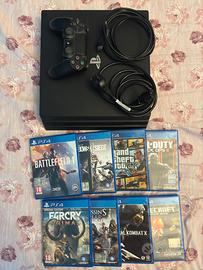 Ps4 pro 1TBsoftware 12.00+ giochi inclusidischetto