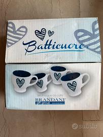 Brandani Batticuore 4 tazzine da caffè