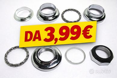 🚲 STOCK SERIE STERZO 1” CROMATE – NUOVE