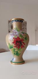 Vaso cinese vintage Cloisonne'