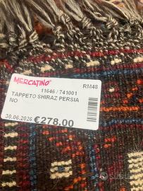 Tappeto Persiano shiraz annodato a mano