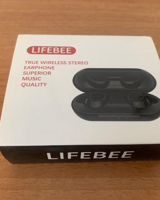 Cuffie Lifebee e case cuffie Airpods 2 con cover