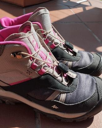Scarpe trekking bambina impermeabili n.35