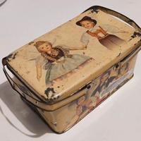 Scatola Latta Biscotti Lazzaroni Vintage