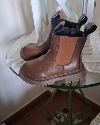 stivaletti boot stivale 26 bambina nuovo marrone