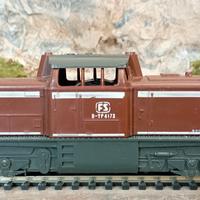 Lima Locomotiva  Diesel V100 FS-10 binari curvi . 