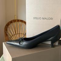 Scarpe pelle blu