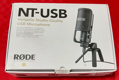 Microfono professionale Rode NT-USB con Filtro POP