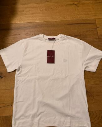 T-shirt in jersey di cotone con ricamo