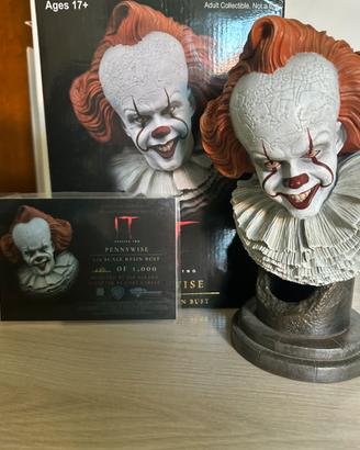 Busto Pennywise IT Legends in 3D 1/2 Scale (25cm)