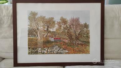 Quadro Litografia firmata numerata Marisa Benetti 
