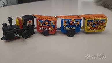 trenino in latta vintage