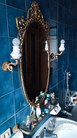 Set bagno stile vintage dorato