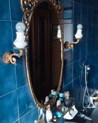 Set bagno stile vintage dorato