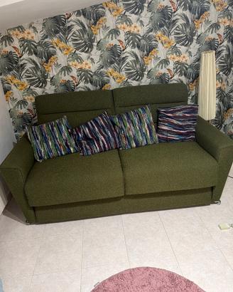 Divano letto matrimoniale con letto memory