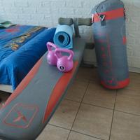 panca da palestra sacco da box 