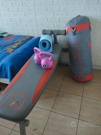 panca da palestra sacco da box 